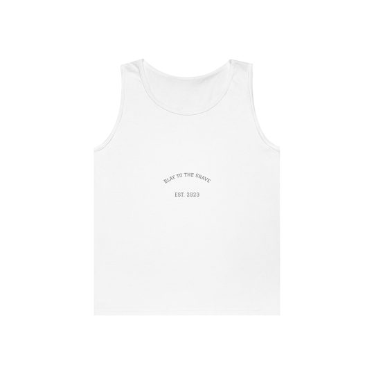 Unisex “ EST. 2023 Blay to the Grave” Heavy Cotton Tank Top