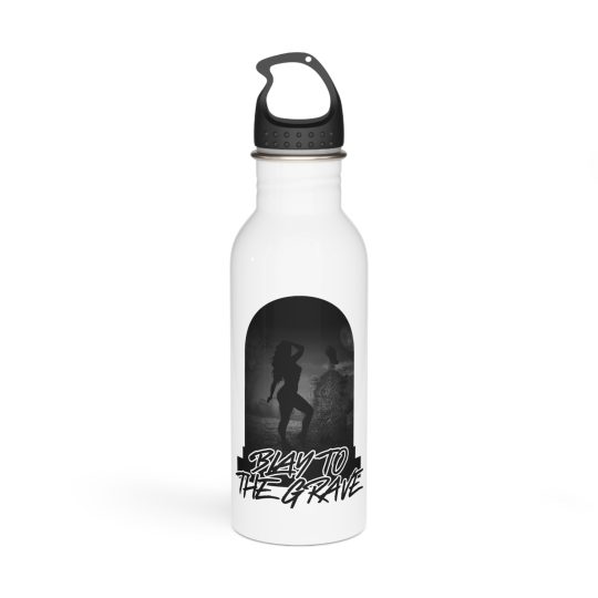 Blay to the Grave Stainless Steel Water Bottle — Gothic Fitness Design