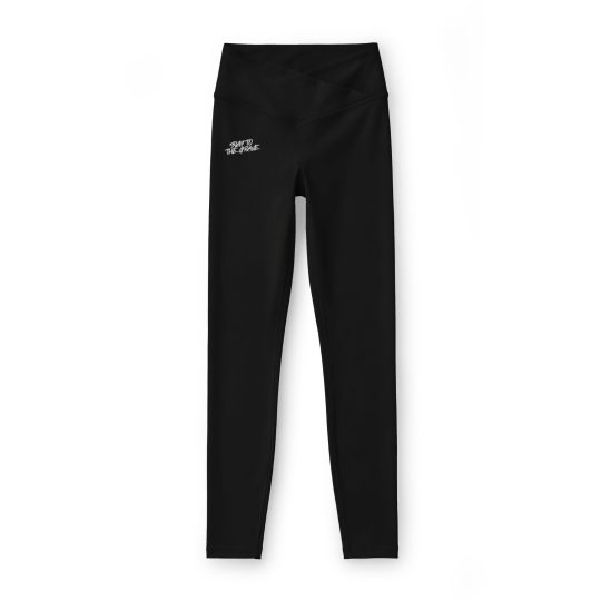 Blay to the Grave Luxe High- Waisted Leggings - with Subtle Side Logo